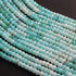 1 Strand Peru Opal Faceted Rondelles Beads - Semi Precious Gemstone Peru Opal Roundelles Beads - 5mm-6mm- 13.5 Inches BR0295