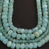 1  Strand Aqua Chalcedony Faceted Cubes Shape Briolettes- Semi Precious Gemstone Box Shape  Briolettes Beads -5mmx6mm-12mmx13mm -8.5 Inches -BR03350