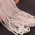 1  Long Strand White Rainbow Moonstone Smooth Rondelles  - Moonstone rondelles - 5mm ,16  Inches BR0509