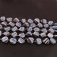 1  Long Strand Boulder Opal Smooth  Briolettes -Heart Shape  Briolettes -13mm-16mm-8- Inches BR02071 - Tucson Beads