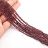 1  Long Strand Rhodolite Garnet Faceted Rondelles Shape -Semi Precious Gemstone  Rhodolite Garnet Rondelles Beads , Jewelry Making Supplies 2mm-3mm 13 Inches BR0593