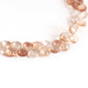 1 Strand Imperial Topaz Faceted Briolettes -Heart Shape Briolettes   8mmx8mm-10mmx9mm , 10 Inches BR0815 - Tucson Beads