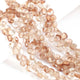 1 Strand Imperial Topaz Faceted Briolettes -Heart Shape Briolettes   8mmx8mm-10mmx9mm , 10 Inches BR0815 - Tucson Beads