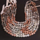 1 Strand Multi Moonstone  Faceted Briolettes - Coin Shape Briolette , 8mm 12 Inches Br03546 - Tucson Beads