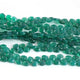 1  Strand Green Onyx Faceted Briolettes -Heart Shape Briolettes 6mmx6mm-7mmx7mm ,  9 Inches BR02102 - Tucson Beads