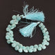 1  Strand  Amazonite Faceted Briolettes - Heart Shape Briolettes -6mmx6mm-10mmx10mm ,8 Inches br02024 - Tucson Beads