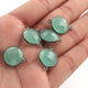 5 Pcs Aqua Chalcedony Oxidized Sterling Silver Faceted Round Double Bail Connector -21mmx15mm SS124 - Tucson Beads