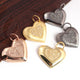 1 Pc Pave Diamond Heart Charm Pendant, 925 Sterling Silver, Rose & Yellow Gold Vermeil Heart Pendant Pave Diamond Jewelry 21mmx24mm You Choose PDC000 - Tucson Beads