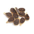 10 Pcs Mystic Brown Pear Drop Druzy Druzzy Drusy Bezel 925 sterling Vermeil Single Bail Pendant 16mmx9mm SS160