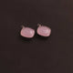 9 Pcs Rose Quartz Oxidized Sterling Silver Faceted Cushion Shape Pendant - 21mmx16mm SS172 - Tucson Beads