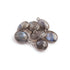 7 Pcs Labradorite Oxidized Sterling Silver Faceted Assroted Shape Single Bail Pendant -16mmx9mm-18mmx11mm SS180