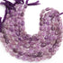 1 Strand Amethyst Faceted Oval Shape Briolettes  -Semi Precious  Briolettes Beads 10mmx7mm -16mmx11mm -10 Inches BR02177