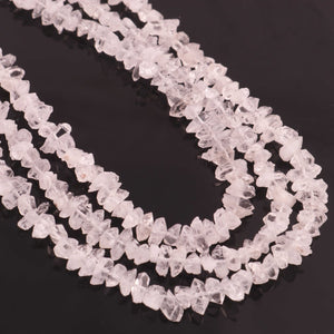 1 Strand Herkimer Diamond Faceted Briolettes  - Faceted Briolettes - 6mmx9mm- 16 Inches BR03098 - Tucson Beads