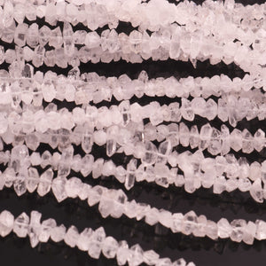 1 Strand Herkimer Diamond Faceted Briolettes  - Faceted Briolettes - 6mmx9mm- 16 Inches BR03098 - Tucson Beads