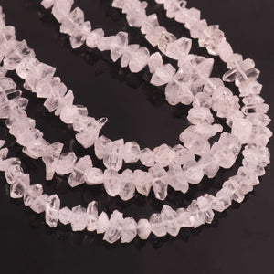 1 Strand Herkimer Diamond Faceted Briolettes  - Faceted Briolettes - 6mmx9mm- 16 Inches BR03093 - Tucson Beads