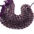 1 Strand Amethyst Faceted Oval Shape Briolettes  -Semi Precious  Briolettes Beads 11mmx8mm -15mmx10mm -8 Inches BR02183