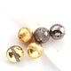1 Pc Pave Diamond 925 Sterling Vermeil & Silver, Yellow Gold Vermeil Round Balls Beads - Diamond Beads- 12mm PDC00473 - Tucson Beads