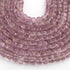 1 Strand Pink Amethyst Faceted  Cubes Shape Briolettes  -Semi Precious  Briolettes Beads 6mm-9mm -9 Inches BR02181
