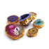 8 Pcs Multi Agate Druzzy  Geode Raw Drusy Agate Slice Pendant -Electroplated Gold Druzy Pendant  DRZ089