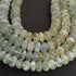 1 Strand Prehnite Smooth Rondelles -Semi Precious Gemstone Prehnite Rondelles Beads- 12mm-16mm 8 Inches BR01778