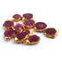 10  Pcs Purple Druzzy Geode Raw Drusy 24k Gold Plated Pendant - Electroplated Gold Druzy Pendant 14mmx23mm-32mmx18mm   DRZ093