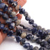 1  Strand Sodalite Faceted Briolettes  -Oval Shape  Briolettes  -11mmx5mm -8 Inches BR03531