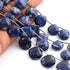 1  Strand Lapis Lazuli Faceted Briolettes - Heart Shape Briolettes - 17mm x15mm-22mmx21mm -9.5 Inches BR03603