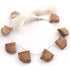 1  Strand Brown Jasper Faceted Briolettes  - Fancy  Briolettes  -18mmx21mm-21mmx23mm  8.5 Inches BR2606