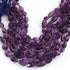 1 Strand Amethyst Faceted Briolettes  - Assorted Shape  Fancy Briolettes  -10mmx10mm -20mmx11mm-10.5 Inches BR03615