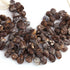 1 Strand Leopard Skin jasper Faceted Briolettes - Pear Shape Briolettes -12mmx10mm-14mmx10mm - 8 Inches BR03620