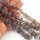 1  Strand Gray Moonstone  Faceted Briolettes -Heart Shape  Briolettes 8mm-14mm-9 Inches BR03621 - Tucson Beads