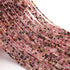 1 Strand Multi Tourmaline  2mm Gemstone Balls, Semiprecious beads 13 Inches Long- Faceted Gemstone Jewelry RB0017