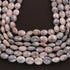 1 Strand Shaded Grey Silverite Faceted Briolettes - Oval Shape Beads 11mmx9mm-13mmx11mm 15 Inches BR709