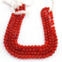 1 Strand Carnelian Faceted ball  Shape Gemstone Beads  6mm-7mm - 10  Inches BR0543