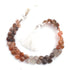 1 Strand Multi Moonstone Faceted Heart Briolettes - Semi Precious Heart Shape Briolettes -8mm- 9mm  8.5 Inches BR01124