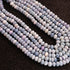 1 Long Strand Beautiful Boulder opal smooth rondelles  beads-Semi Precious Gem Stone Boulder Plain Opal Beads, - 6mm- -16 Inches BR03737