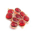 9 Pcs Garnet 925 Sterling Vermeil Faceted Cushion Shape Single Bail Pendant -Gemstone  18mmx12mm-16mmx12mm SS350