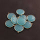 5 Pcs Blue Chalcedony Faceted 925 Sterling Vermeil Round Shape Single Bali  Pendant -25mmx28mm SS731 - Tucson Beads