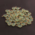 9 PCS Prehnite 925 Streling Vermeil Pear Shape Single Bail Pendant - Prehnite Pendant 18mmx10mm SS371