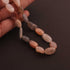 1  Strand Multi Moonstone Smooth Briolettes  -Oval Shape  Briolettes  9mmx8mm-20mmx10mm- 12-   Inches BR3474