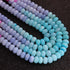 1 Long Strand Beautiful  Multi Color Opal Smooth Rondelles  Beads-Semi Precious Gem Stone Multi Color  Plain Opal Beads, -9mm-16 Inches BR03769