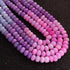 1 Long Strand Beautiful Shaded Pink & Purple Color Opal Smooth Rondelles  Beads-Semi Precious Plain Opal Beads, - 9mm 16 inches BR03765