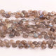 1  Strand  Labradorite Faceted Heart Briolettes - Labradorite Heart Briolettes  8mm-11mm-8 inches BR03848 - Tucson Beads