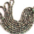 1 Strand AAA+ Shaded Emerald Smooth Tyre, Wheel Shape Beads - Heishi Shape Gemstone Beads 5mm-6mm 16 Inches BR03803