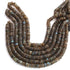 1 Strand AAA+ Labradorite Smooth Tyre, Wheel Shape Beads - Heishi Shape Gemstone Beads 6mm -7mm-16 Inches BR03832