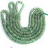 1 Strand AAA+  Green Strawbeery  Smooth Tyre, Wheel Shape Beads - Heishi Shape  Gemstone Beads 7mm-8mm 16 Inches BR03826