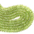 1 Strand Peridot Faceted Rondelles Beads - Peridot Gemstone Rondelles -4mm-7mm - 17 Inches BR01101