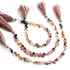 1 Strand Multi Tourmaline Faceted Heart Shape Briolettes - Multi Tourmaline Heart Shape Beads 5mm-6mm 8 Inches BR0080