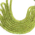 1 Strand Peridot Faceted Tyre Shape Beads 4mm-8mm Peridot Wheel cut Beads ,Heishi Tyre beads BR01103