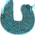 1 Strand Excellent Quality Chrysocolla Smooth Rondelles- Semi Precious Gemstone Rondelles  Beads 6mm-7mm 14 Inches BR03594